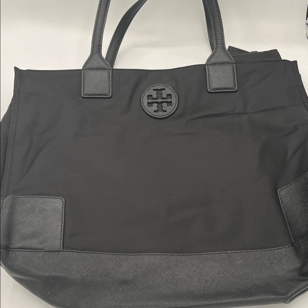 Tory Burch Black Nylon Tote